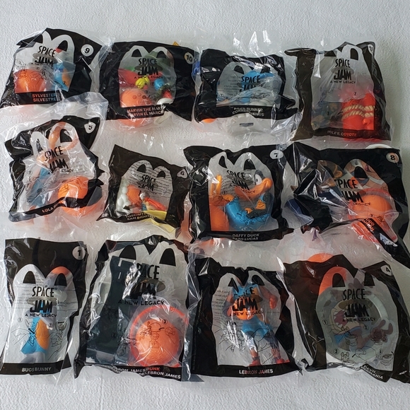 McDonalds Toys Space Jam Mcdonalds Toys New Complete Set Of 2